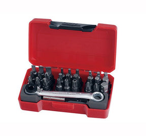 Teng TM029 29 Piece Bits Box 1/4in Drive - 29 Piece set - TENTM029 - Teng - Trade Counter Direct
