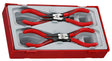 Teng Tools TT474 - 5 4 Piece 5" Mega Bite Circlip Plier Set - TENGTT474-5 - Teng Tools - Trade Counter Direct