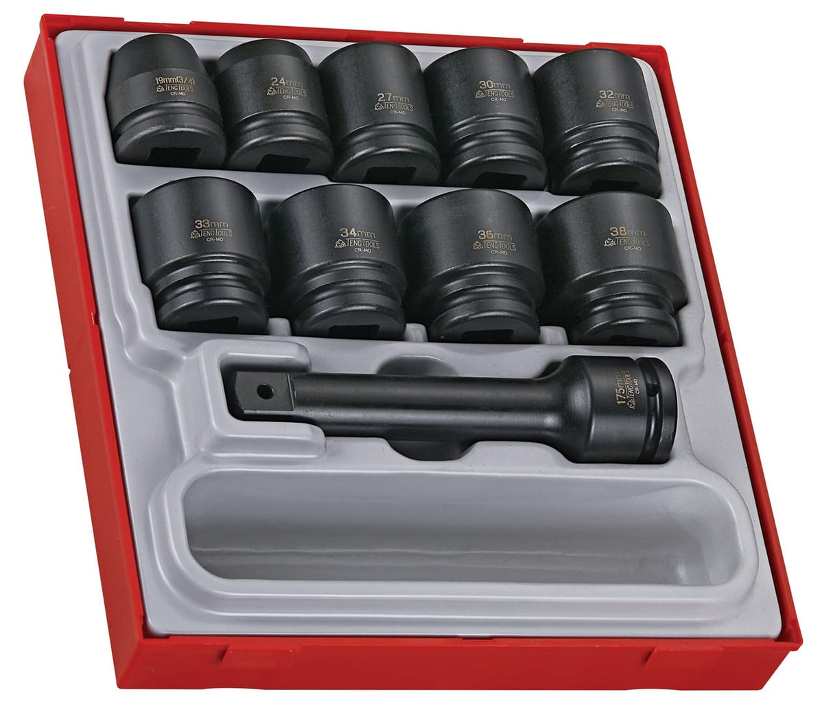 Teng Tools TTD9416 16 Piece 3/4" Drive Impact Socket Set - TENGTTD9416 - Teng Tools - Trade Counter Direct