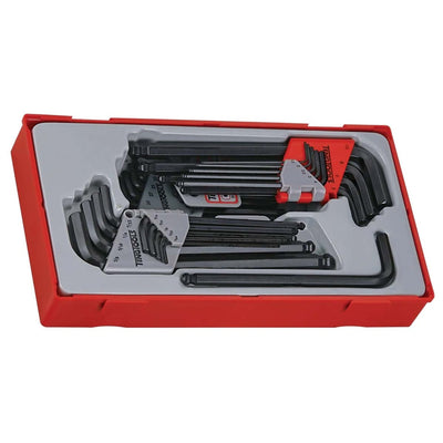 Teng Tools TTHT28 Ball Point Hex & TX Key Set TT1 (28 Pieces) - TENGTTHT28 - Teng Tools - Trade Counter Direct