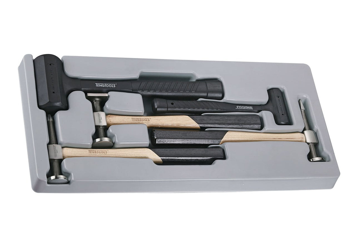 Teng Tools TTPSAD 5 Piece Body Working Hammer Set - TENGTTPSAD - Teng Tools - Trade Counter Direct
