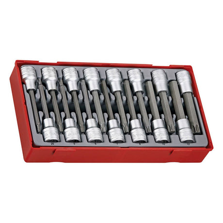 Teng Tools TTTXH15 1/2" Drive Hex and TX Bit Socket Set (15 Pieces) - TENGTTTXH15 - Teng Tools - Trade Counter Direct