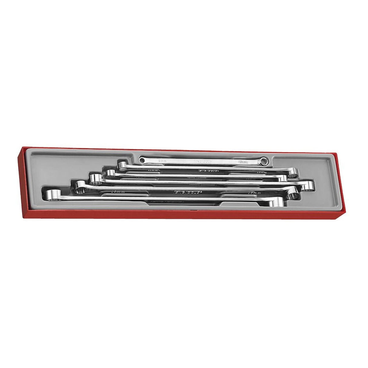 Teng Tools TTXFLS06 Extra Long 12 - Point Double Ring Spanner Set (6 Pieces) - TENGTTXFLS06 - Teng Tools - Trade Counter Direct