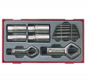 Teng TTSN11 11 Piece Stud & Nut Remover Set - 11 Piece Set - TENTTSN11 - Teng - Trade Counter Direct