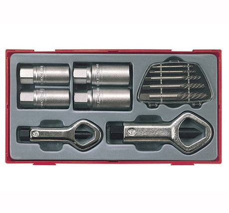 Teng TTSN11 11 Piece Stud & Nut Remover Set - 11 Piece Set - TENTTSN11 - Teng - Trade Counter Direct