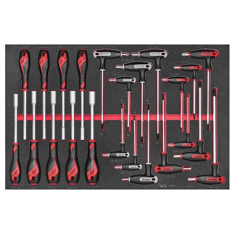 TengTools TCMME741 Ltd Edition 26" Foam Series Stack Tool Kit - 741 Piece - TCMME741 - Teng - Trade Counter Direct