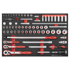TengTools TCMME741 Ltd Edition 26" Foam Series Stack Tool Kit - 741 Piece - TCMME741 - Teng - Trade Counter Direct