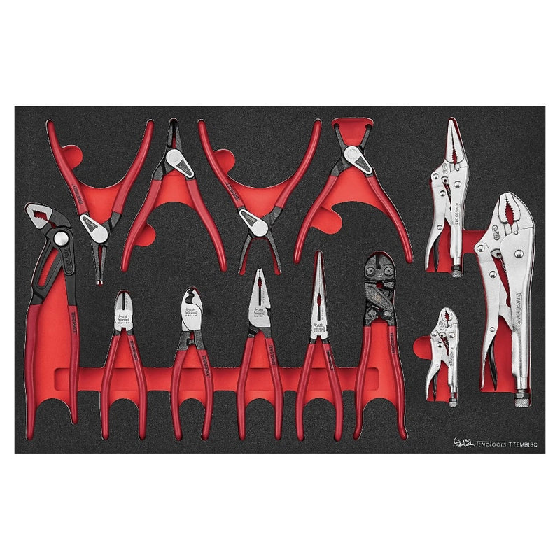 TengTools TCMME741 Ltd Edition 26" Foam Series Stack Tool Kit - 741 Piece - TCMME741 - Teng - Trade Counter Direct