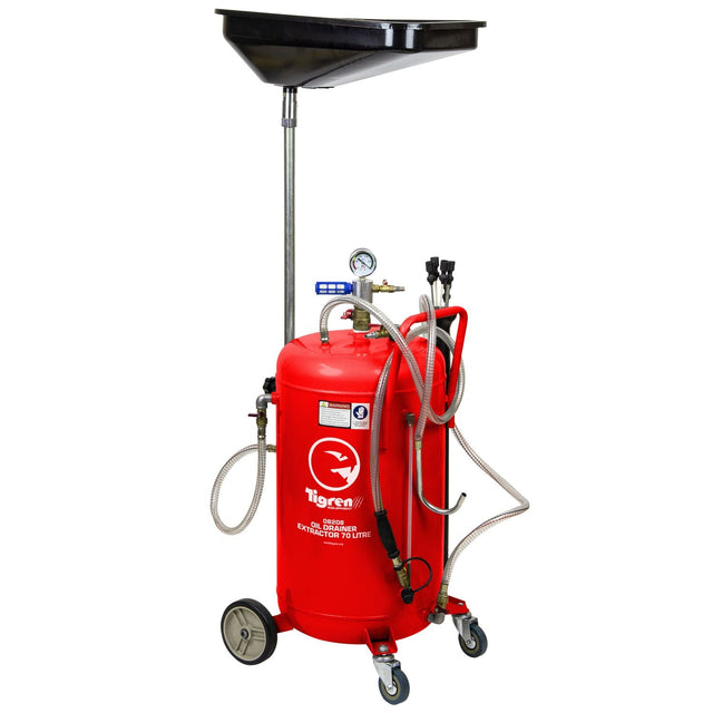 TIGREN 70ltr Suction Oil Drainer - 08208 - SIP-08208 - SIP Tools UK - Trade Counter Direct