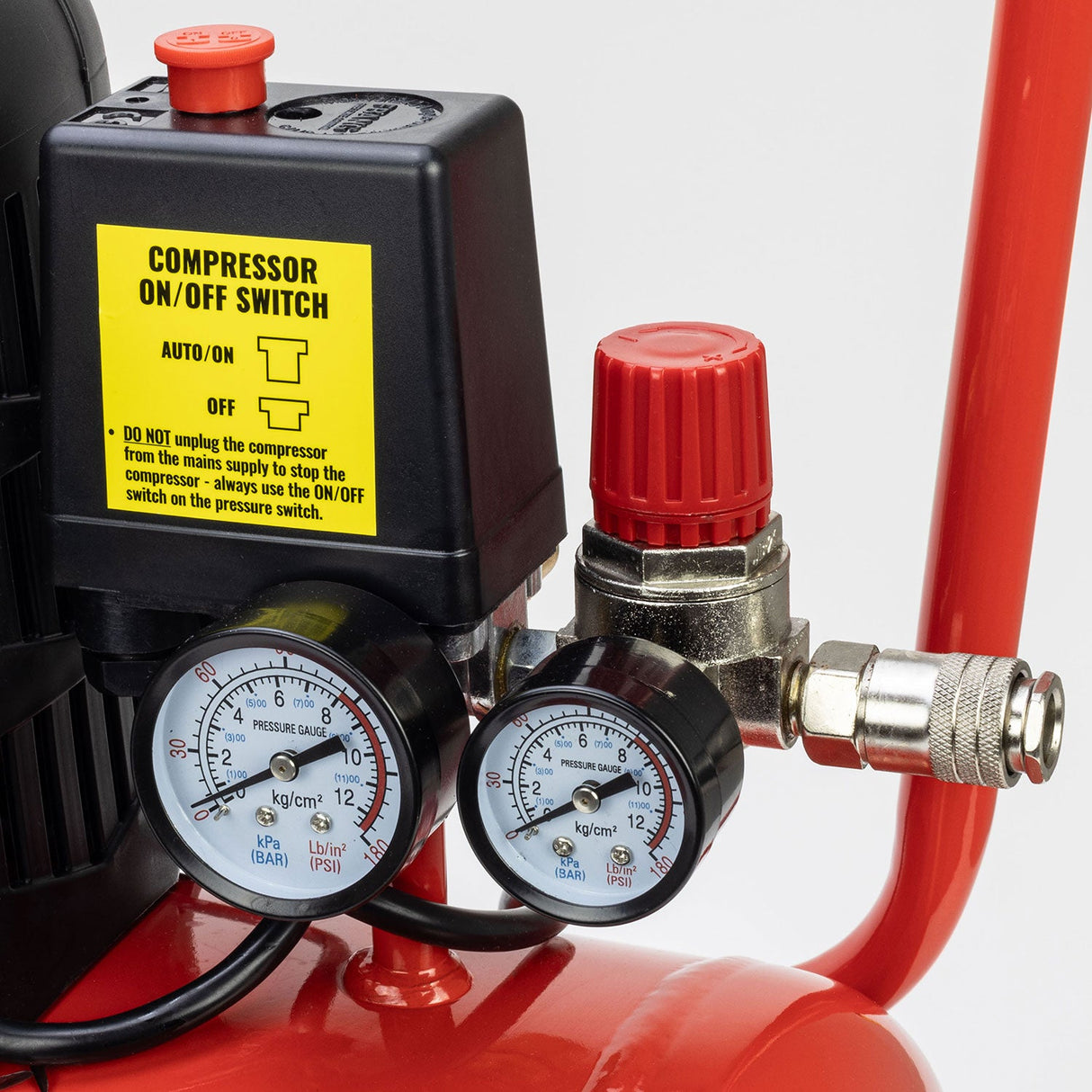 TIGREN DD 2hp 24ltr Direct Drive Compressor with 7pc Air Kit - SIP-04397 - SIP Tools UK - Trade Counter Direct