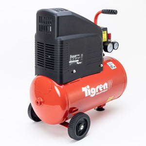 TIGREN DD 2hp 24ltr Direct Drive Compressor with 7pc Air Kit - SIP-04397 - SIP Tools UK - Trade Counter Direct
