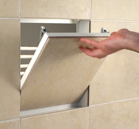 Tile Access Panel - Non Fire - Rated Metal Access Panel - 300x300mm - Single Panel - TCLH194 - Access Panels - Trade Counter Direct