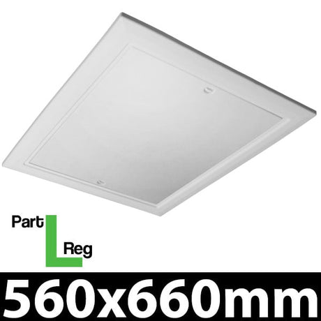 Timloc 1168 - 35 Loft Hatch 560x660 Attic Hatch - Push up Part L - Extra Insulation - 1168 - 35 - 1168-35 - Timloc Building Products - Trade Counter Direct