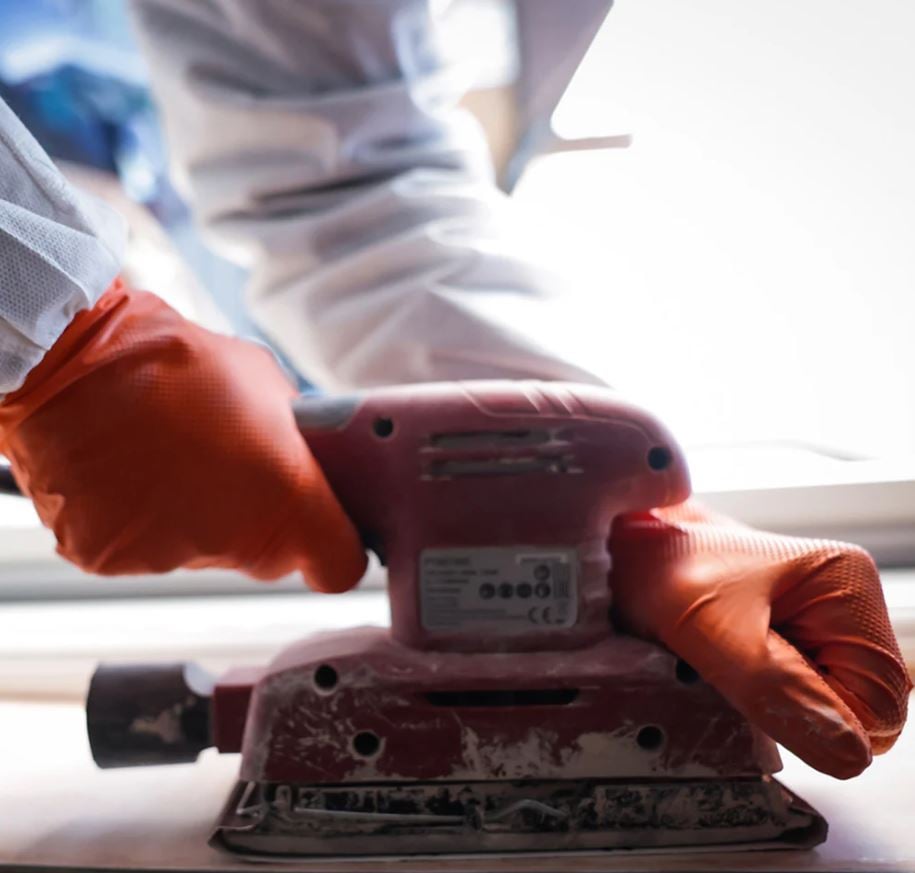 Tough Glove Gator Gripz Diamond Texture Extra Thick Orange Nitrile Gloves - Box of 50 Gloves - TG-GGO-M - Select Products - SPI - Trade Counter Direct