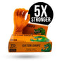 Tough Glove Gator Gripz Diamond Texture Extra Thick Orange Nitrile Gloves - Box of 50 Gloves - TG-GGO-M - Select Products - SPI - Trade Counter Direct