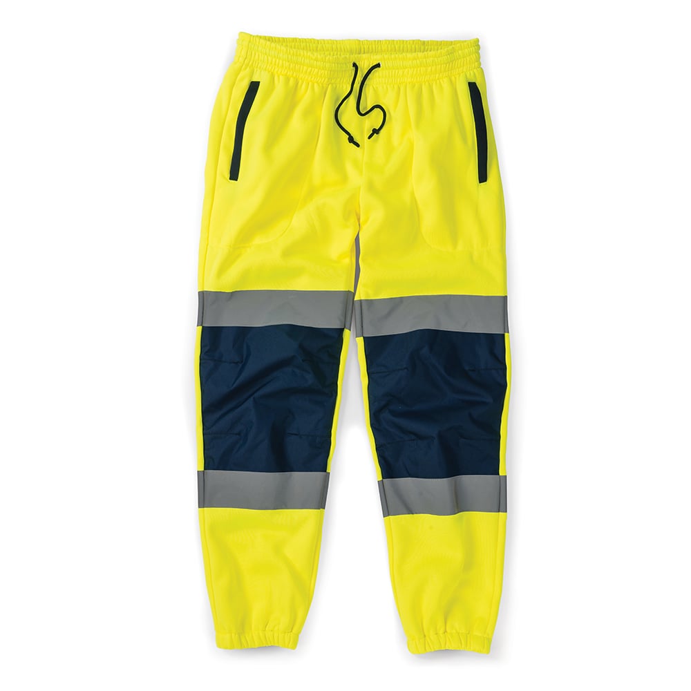 Tough Grit Hi - Vis 2 - Tone Jogger Yellow/Navy - M - 561113 - TS561113 - Tough Grit - Trade Counter Direct