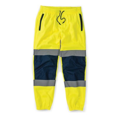 Tough Grit Hi - Vis 2 - Tone Jogger Yellow/Navy - M - 561113 - TS561113 - Tough Grit - Trade Counter Direct
