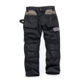 Tough Grit Holster Work Trousers Black - 30R - 572331 - TS572331 - Tough Grit - Trade Counter Direct