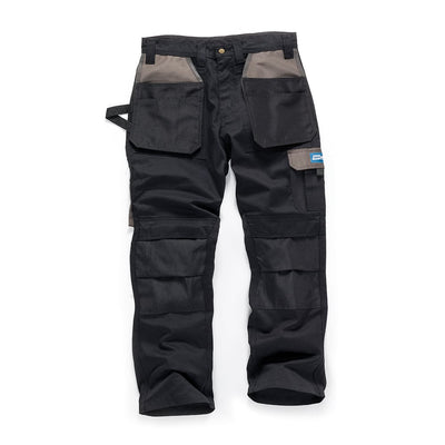 Tough Grit Holster Work Trousers Black - 34R - 107593 - TS107593 - Tough Grit - Trade Counter Direct