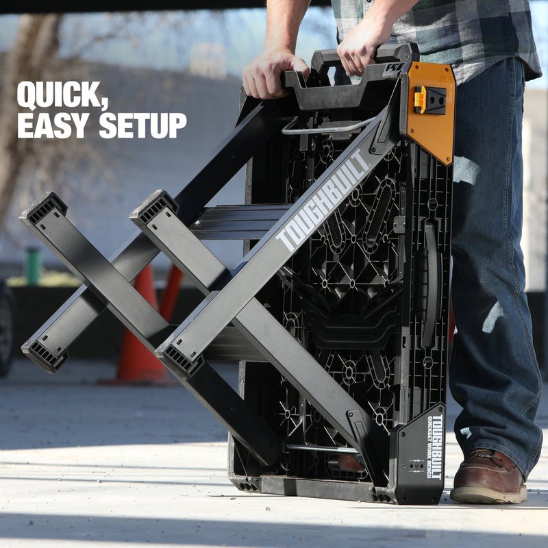 Toughbuilt Quickset Work Bench - TB - WB700 - TB-WB700 - Toughbuilt - Trade Counter Direct