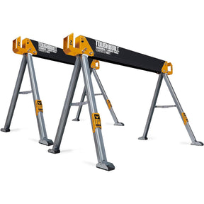Toughbuilt Saw Horse Twin Pack - Heavy - Duty Jobsite Table - TB - C550 - 2 - TB-C550-2 - Toughbuilt - Trade Counter Direct