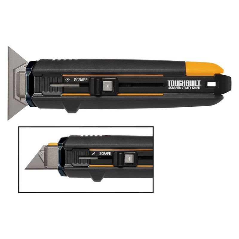 Toughbuilt Scraper Utility Knife 5 Blades Set - TB - H4S5 - 01 - TB-H4S5-01 - Toughbuilt - Trade Counter Direct