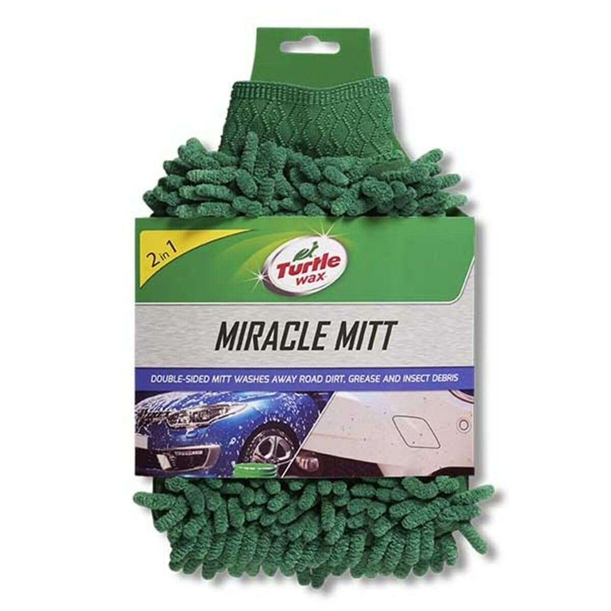 Turtle Wax X163TD Microfibre Chenille Mitt with Bug Mesh - X163TD - Turtle Wax - Trade Counter Direct