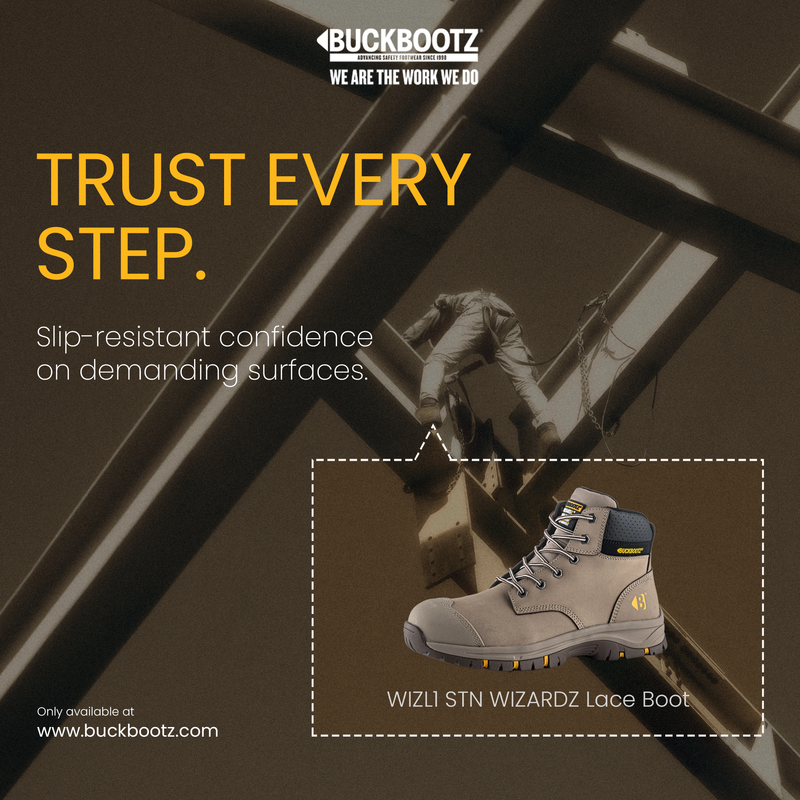 Buckbootz WIZL1 Wizardz Safety Lace Boots