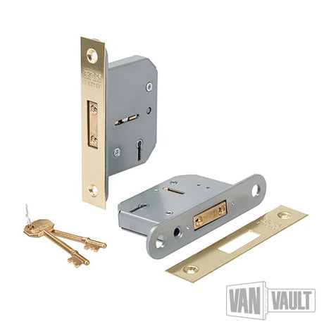 Van Vault 5 Lever Lock Keyed Alike 2pk | S10047KA - S10047KA - Van Vault - Trade Counter Direct