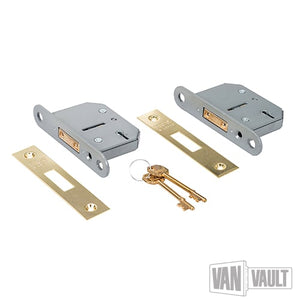 Van Vault 5 Lever Lock Keyed Alike 2pk | S10047KA - S10047KA - Van Vault - Trade Counter Direct