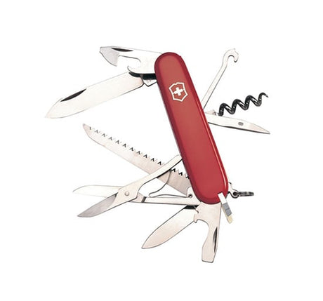 Victorinox Huntsman Swiss Army Knife Red Blister - Pen Knife - VICHUNTB - Victorinox - Trade Counter Direct