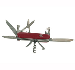 Victorinox Mountaineer Swiss Army Knife (Red) 1374300 - Red - VICMOUN - Victorinox - Trade Counter Direct