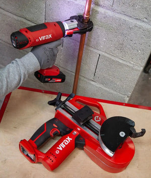 Virax Eurostem III 18V Cordless Pipe Bender 15 - 22 - 28mm UK Kit - 990966 - VIR990966 - Virax - Trade Counter Direct