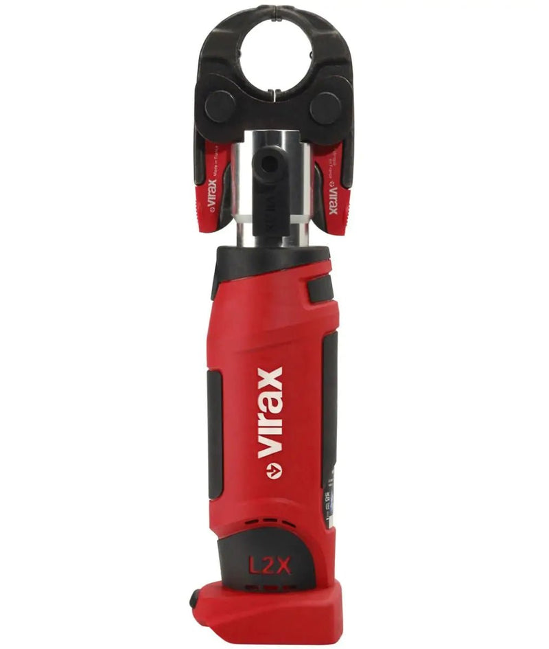 Virax L2X 20kN Cordless Inline Press Machine with Mother Jaw, M15 - 22 - 28 Inserts & 2 Batteries UK - VIR990968 - Virax - Trade Counter Direct