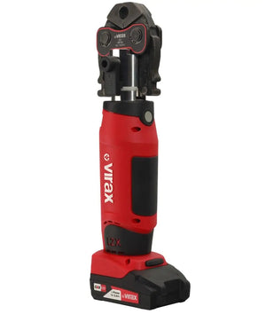 Virax L2X 20kN Cordless Inline Press Machine with Mother Jaw, M15 - 22 - 28 Inserts & 2 Batteries UK - VIR990968 - Virax - Trade Counter Direct
