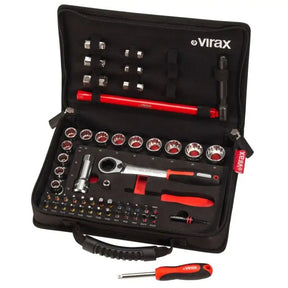 Virax Plombi’Box 51 Piece Go - Thru Socket Set with Basin Wrench - 310410 - VIR310410 - Virax - Trade Counter Direct