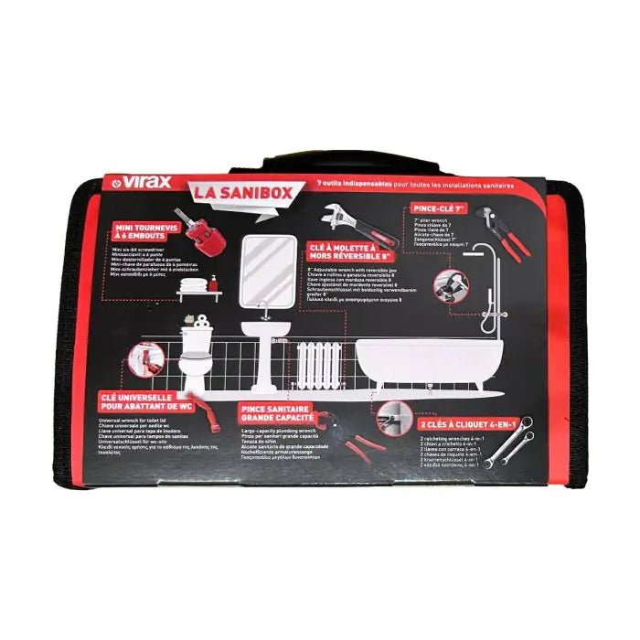 Virax Sani’Box 7 Piece Sanitary Installation Tool Set - 310420 - VIR310420 - Virax - Trade Counter Direct