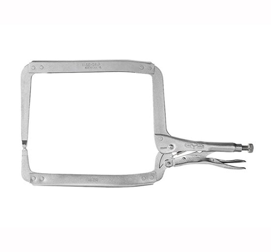 Visegrip Irwin 18DR Locking C Clamp 450mm (18 in) Deep Throat - 450mm 18in Deep Throat - VIS18DR - Visegrip Irwin - Trade Counter Direct