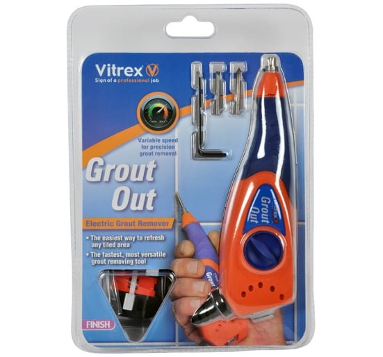 Vitrex Electric Grout Out Remover Rake - 240V - 240 Volt - VITGO200VT - Vitrex - Trade Counter Direct