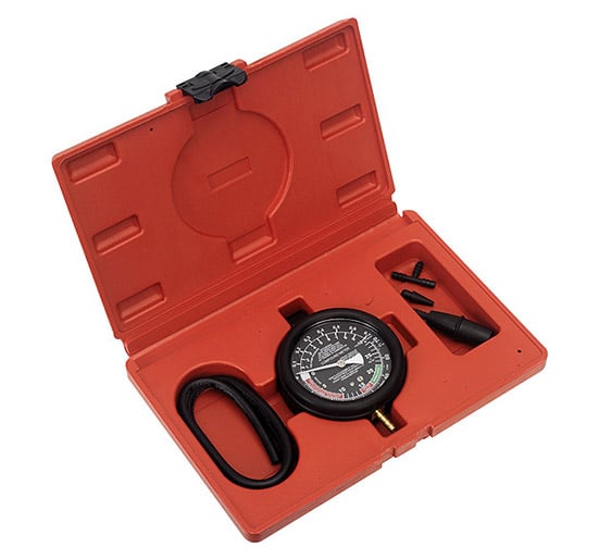 Sealey VSE952 Vacuum & Fuel Pump Pressure Test Gauge Set - Engine