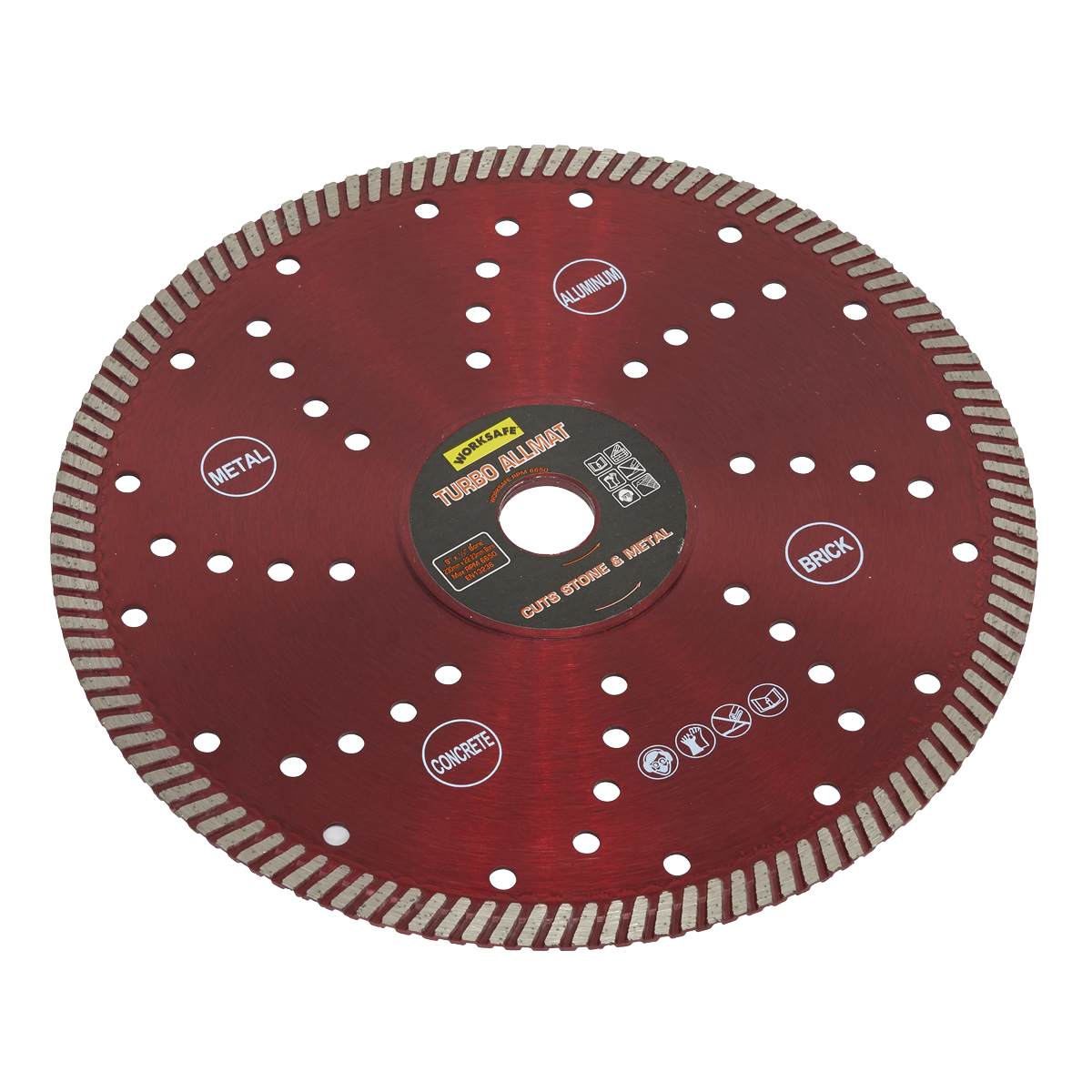 Sealey WDTA230 Turbo Allmat Diamond Blade Ø230 x Ø22mm