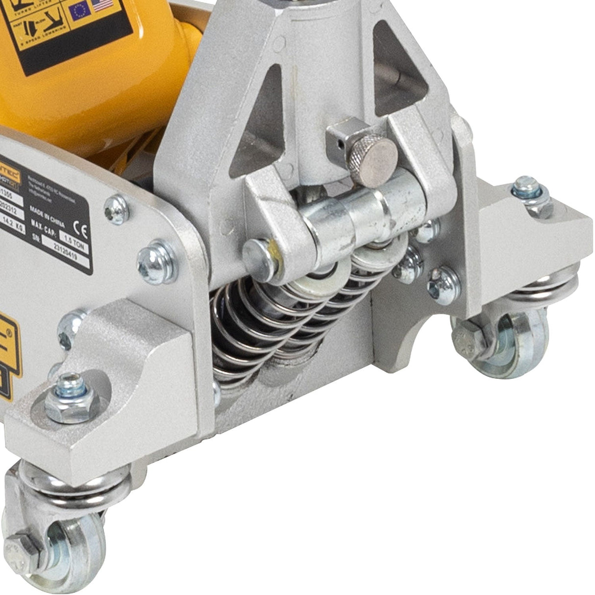 WINNTEC® 1.5 Ton Aluminium / Steel Turbo Lifter Trolley Jack - SIP-09708 - WINNTEC - Trade Counter Direct