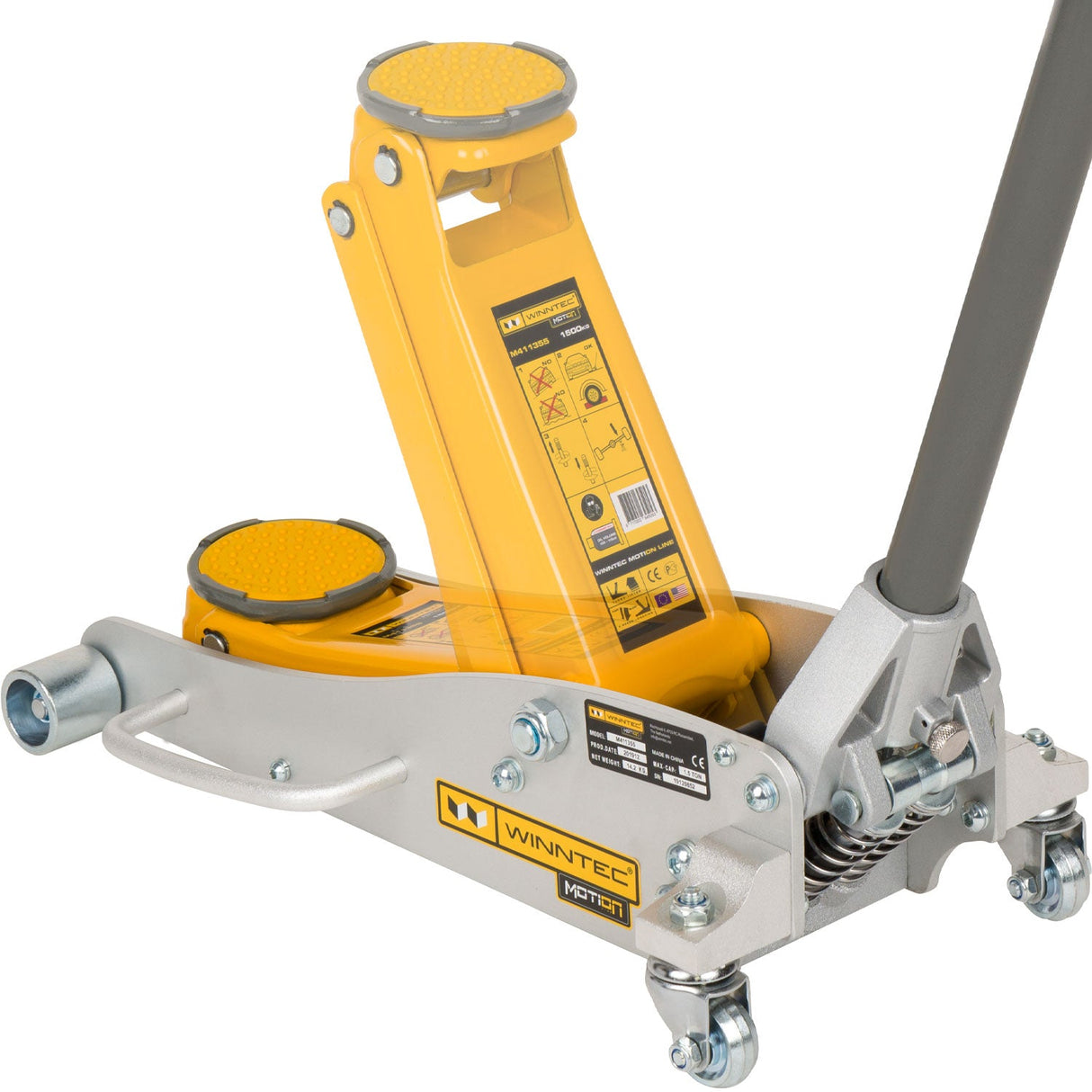 WINNTEC® 1.5 Ton Aluminium / Steel Turbo Lifter Trolley Jack - SIP-09708 - WINNTEC - Trade Counter Direct