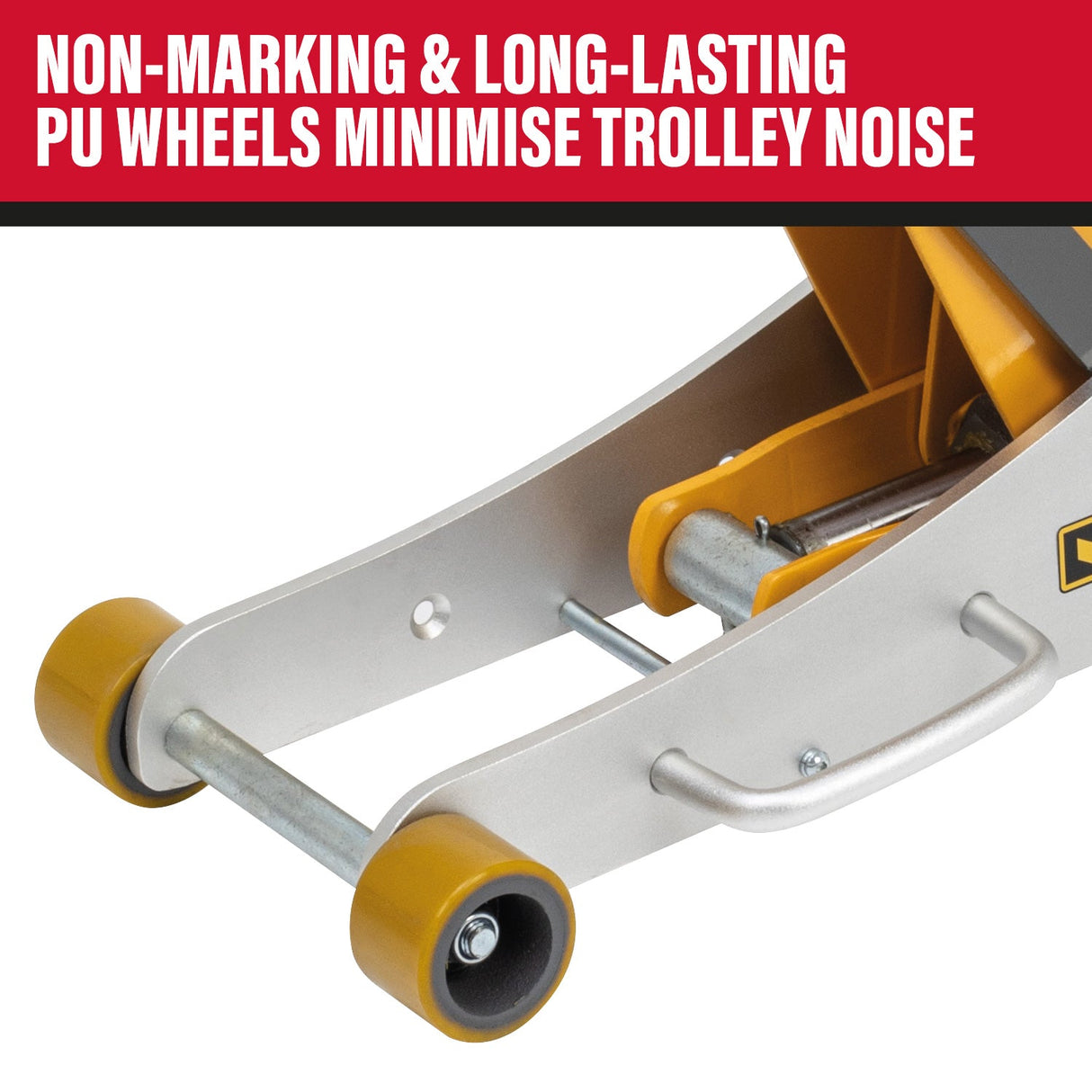 WINNTEC® 2 Ton Aluminium / Steel Turbo Lifter Trolley Jack - SIP-09707 - WINNTEC - Trade Counter Direct