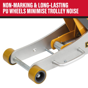 WINNTEC® 2 Ton Aluminium / Steel Turbo Lifter Trolley Jack - SIP-09707 - WINNTEC - Trade Counter Direct