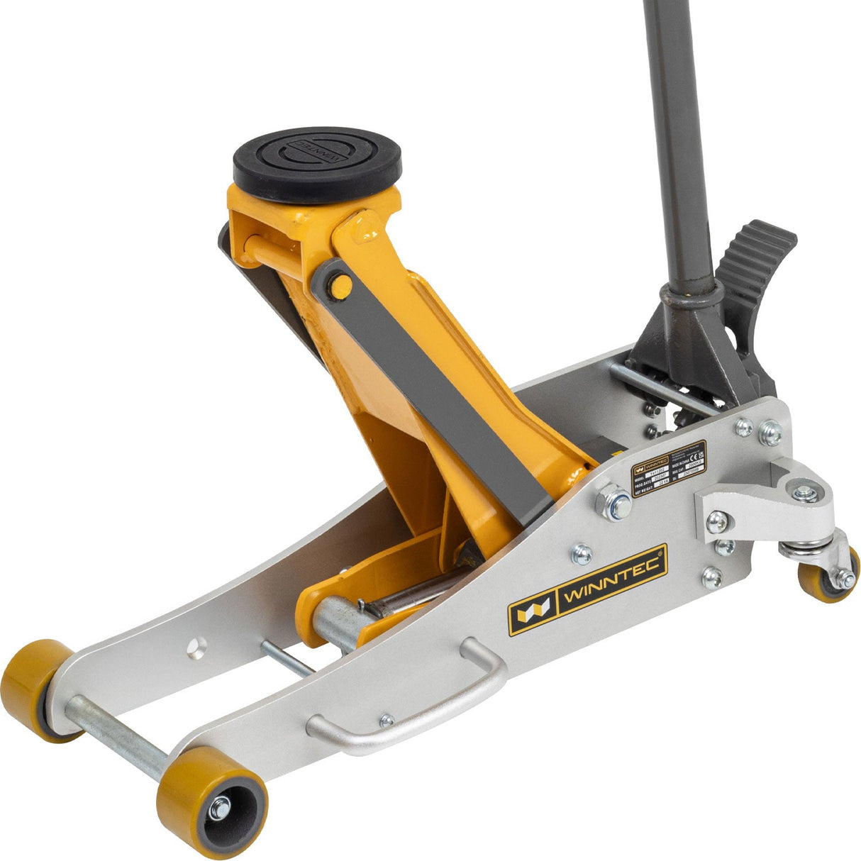 WINNTEC® 2 Ton Aluminium / Steel Turbo Lifter Trolley Jack - SIP-09707 - WINNTEC - Trade Counter Direct