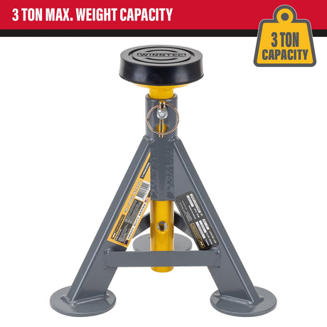 WINNTEC® 6 TON Pin Jack Stands - SIP-09849 - WINNTEC - Trade Counter Direct