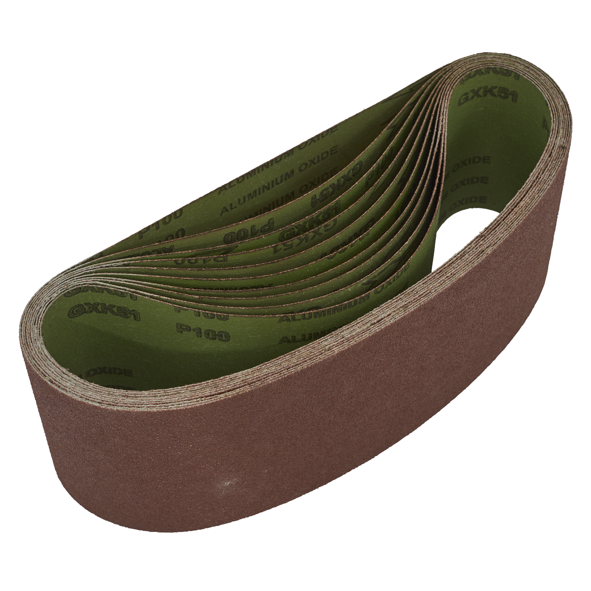 Sealey WSB61100 Sanding Belt 100 x 610mm 100Grit - Pack of 10