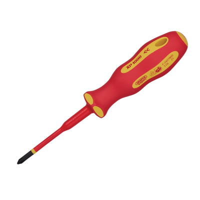 XP1000® VDE Slimline Cross Slot Screwdriver, No.1 x 80mm - DR-02163 - Draper - Trade Counter Direct